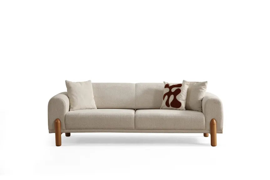 Lyke 3 Sitzer Bettsofa – Sahne 1