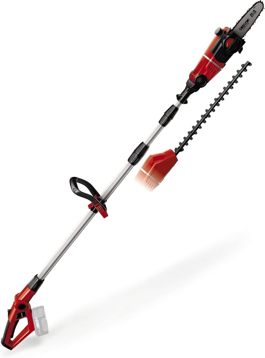 Einhell Akku Multifunktionswerkzeug GE-HC 18 Li T-Solo (2-in-1 Heckenschere und Motorsge, Oregon Schwert, ohne Akku Ladegert)(ohne Akku und Ladegert)