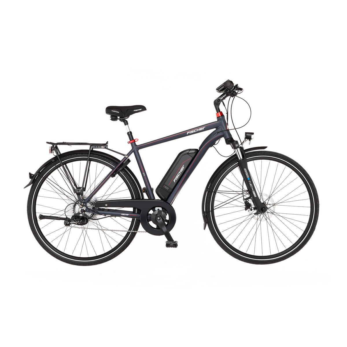 FISCHER VIATOR 2.0 E-Bike – Komfortables Trekking-E-Bike mit kraftvoller Unterstützung für Alltag und lange Touren