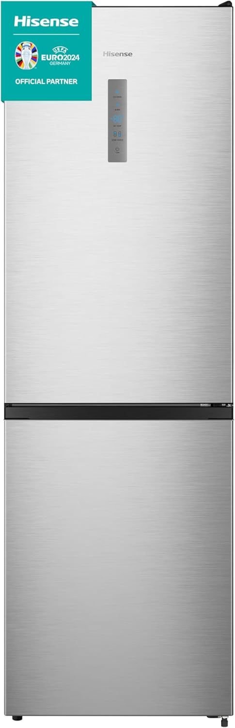 Hisense RB327N4ADD Kühl-Gefrierkombination – Edelstahl-Optik
