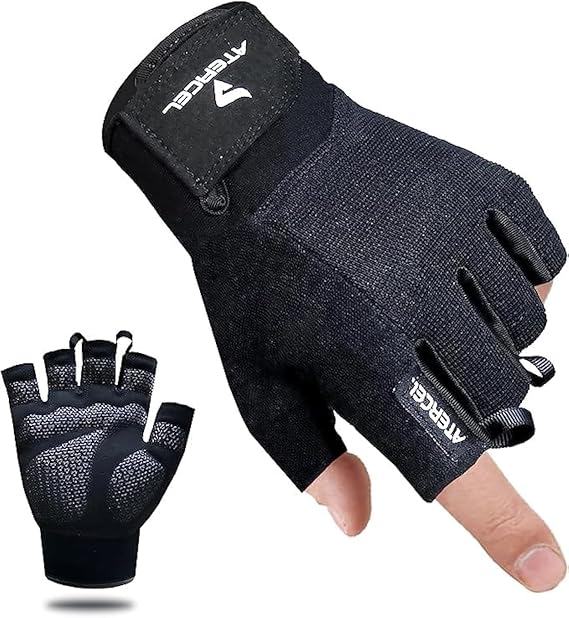 ATERCEL Trainingshandschuhe für Damen & Herren – Fitness Handschuhe für Krafttraining, Gewichtheben, Radfahren & Gym Workout, atmungsaktiv & rutschfester Sitz