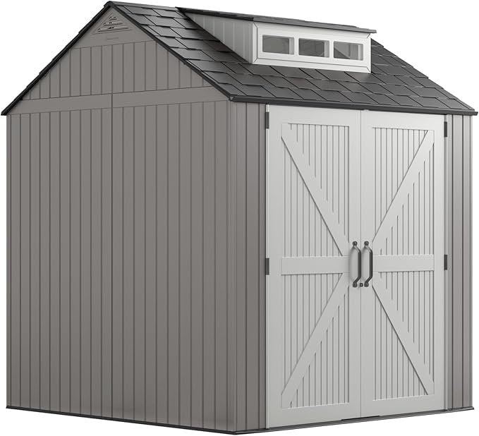 Rubbermaid Resin Outdoor Storage Shed (7 x 7 ft) – Produktbeschreibung: