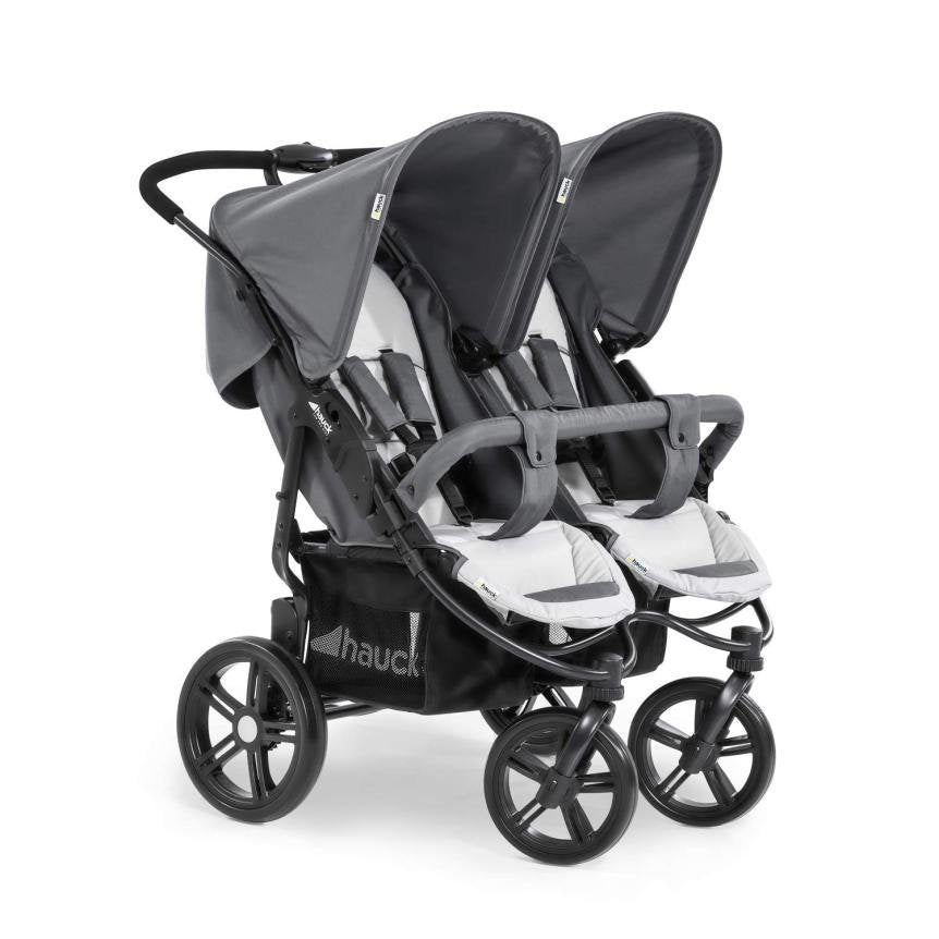 hauck Geschwisterwagen Roadster Duo SLX – Grey/Silver