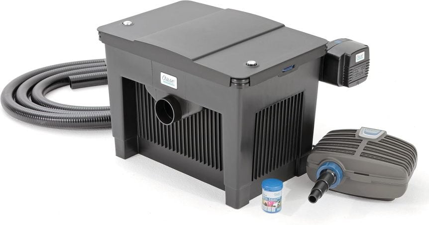 OASE BioSmart Set 36000 Durchlauffilter – Komplettes Filtersystem für große Gartenteiche
