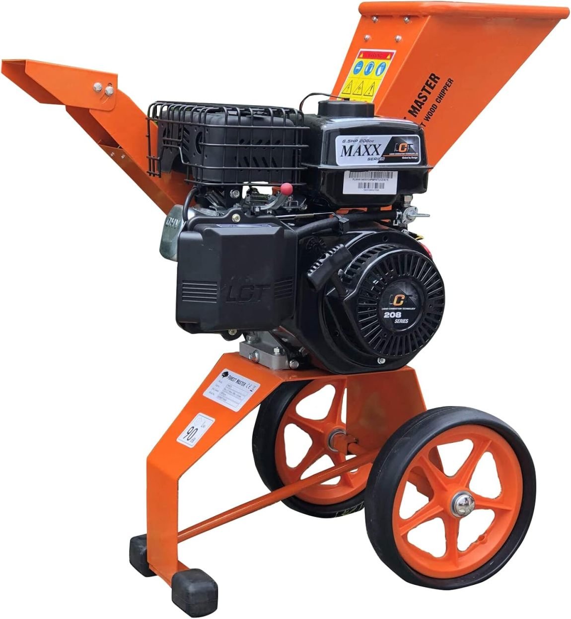 Benzin Häcksler 6 PS 4-Takt Motor 208 CCM AST Laub Holz Garten-Häcksler Garten-Schredder Motor-Häcksler Trommelhäcksler