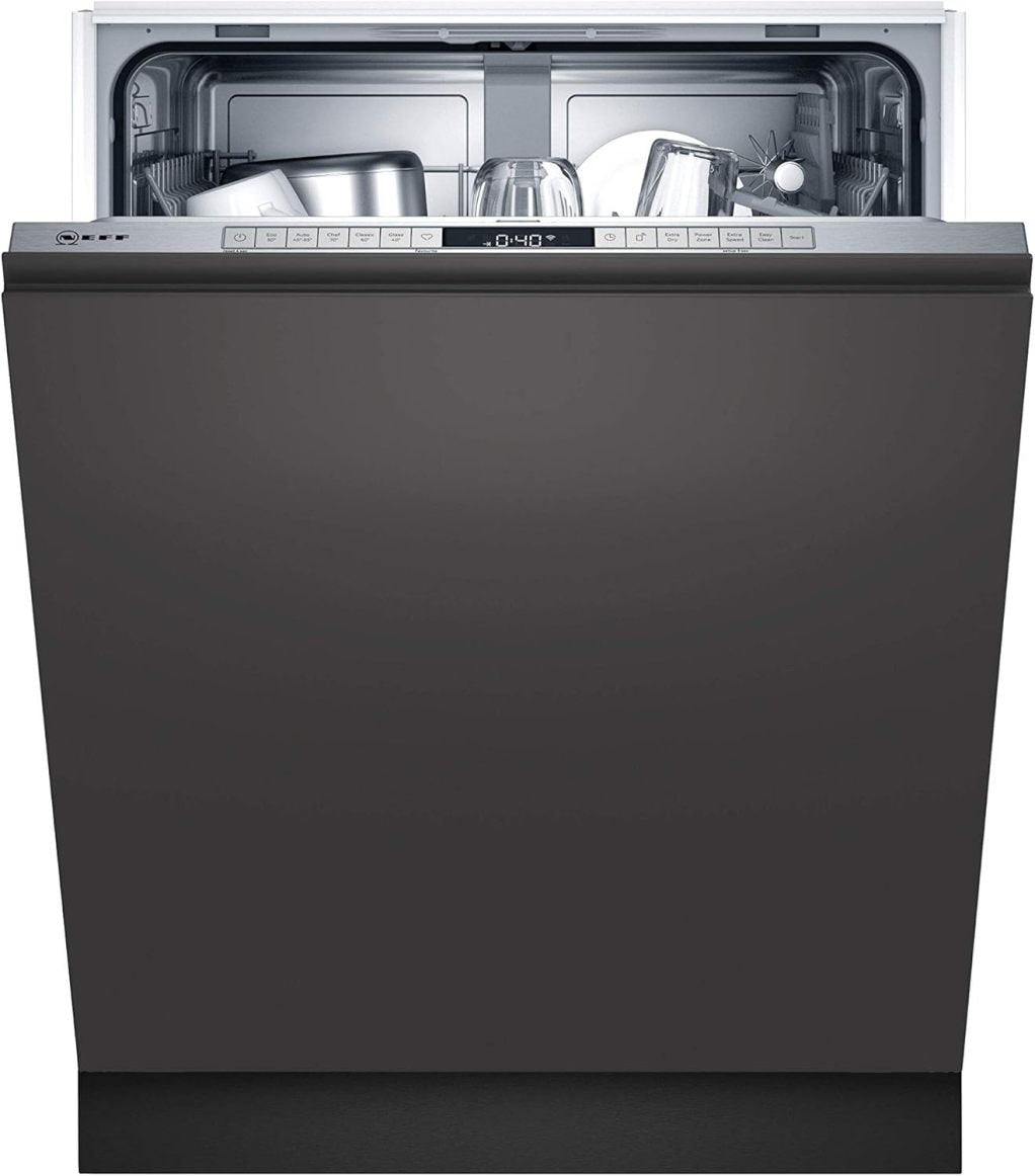 NEFF S155HTX15E N 50 Vollintegrierter Geschirrspüler, 12 Maßgedecke, Edelstahl, 81,5 cm Höhe 1
