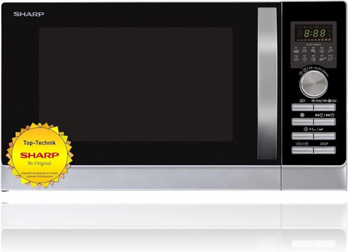 Sharp R843INW 4-in-1 Mikrowelle – Heißluft, Grill und Konvektion für vielseitige Küche
