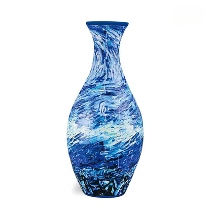 3D Puzzle Vase für echte Blumen