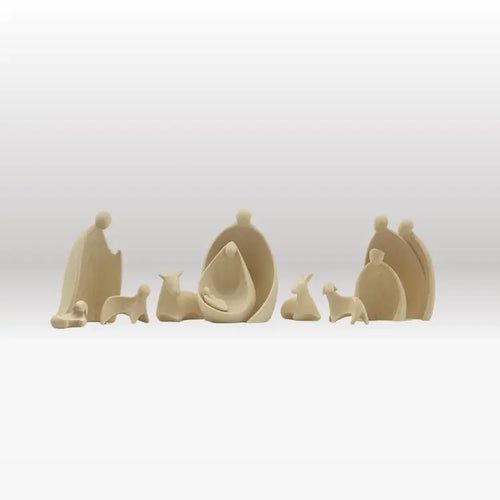 Krippenfiguren Set (10 Figuren) von Ambiente Design