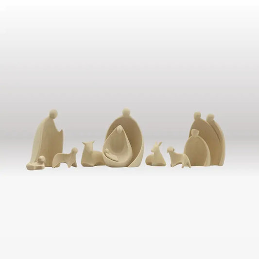 Krippenfiguren Set (10 Figuren) von Ambiente Design