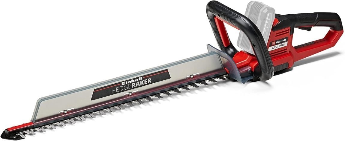 Einhell Akku-Heckenschere ARCURRA 18/55 Power X-Change (18 V, 55 cm Schnittlnge, 18 mm Zahnabstand, inkl. Schnittgutsammler, schmaler Frontgriff, ohne Akku)