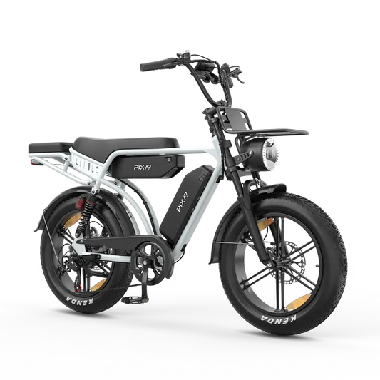 PIXAR M9 Retro E-Bike 25 km/h – Elektrisches Vintage-Fahrrad mit klassischem Design, komfortabel und alltagstauglich