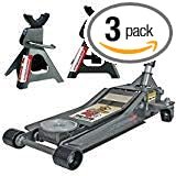 Pittsburgh 3-Tonnen Low-Profile Wagenheber- und Unterstellbock-Set – Produktbeschreibung: