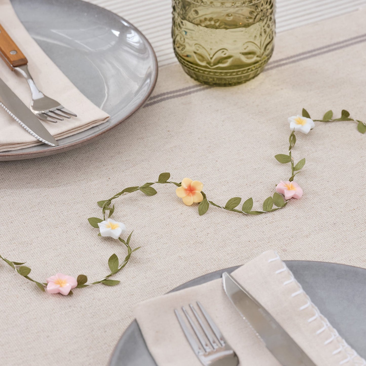 Mikro LED-Lichterkette mit Feldblumen