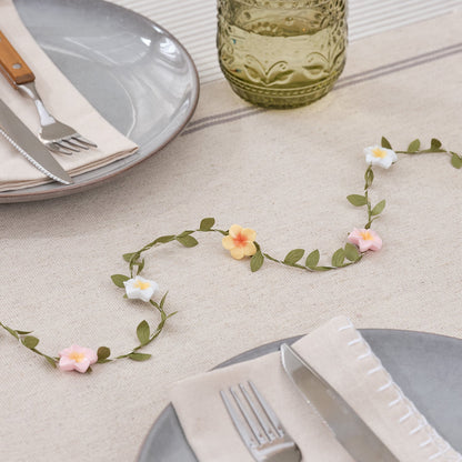 Mikro LED-Lichterkette mit Feldblumen