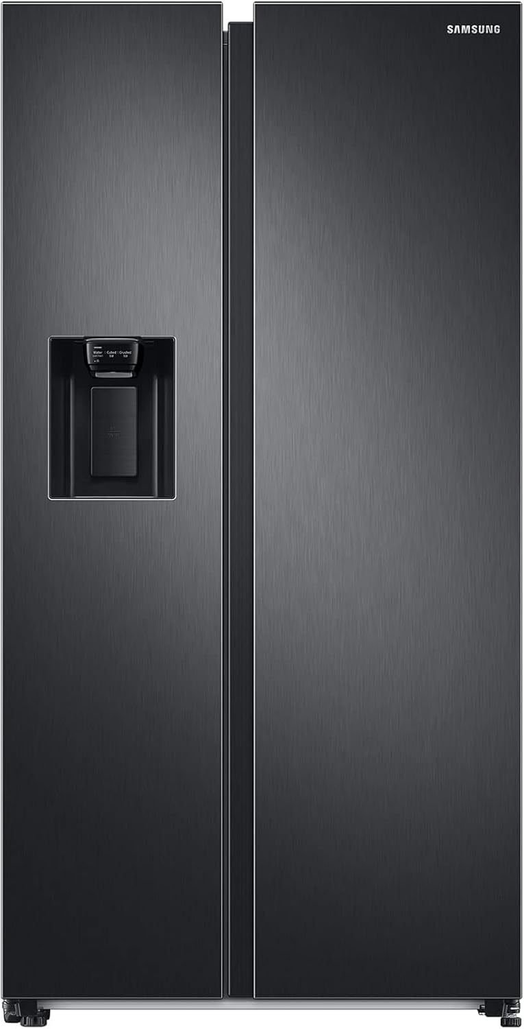 RS6GA8521B1/EG Side-by-Side Kühlschrank, 178 cm, 634 , 225 Gefriervolumen, Space Max Technologie, Premium Black Steel 1