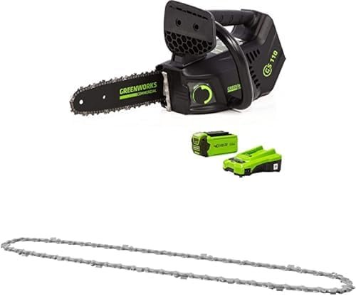 Greenworks 40V Akku-Kettensäge mit bürstenlosem Motor – Inkl. 2Ah Akku, Ladegerät und 25 cm Ersatzkette