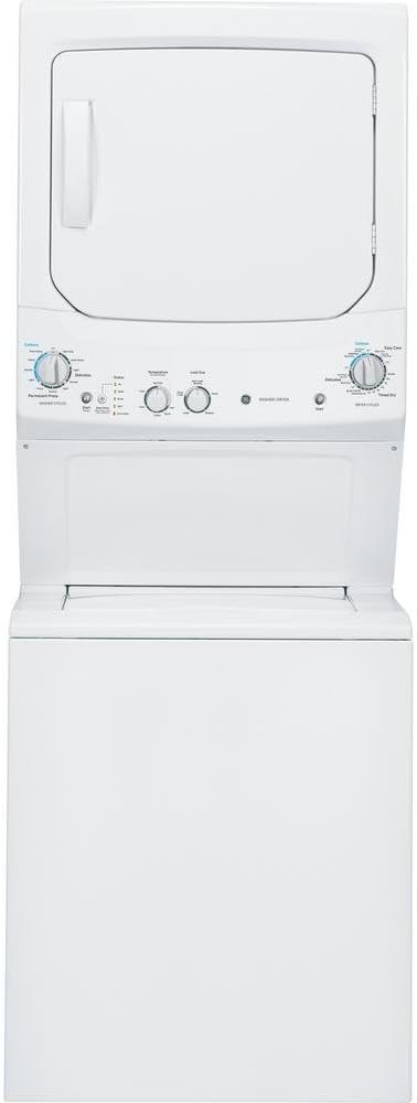 GE GUD27ESSMWW Unitized Spacemaker Washer & Electric Dryer – Produktbeschreibung: