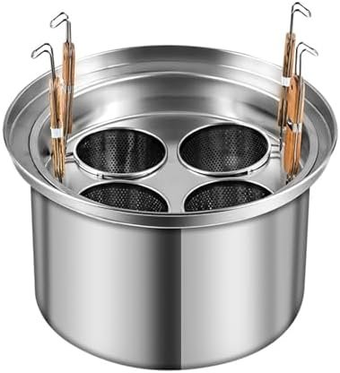 Pasta Cooker Insert Set – Commercial Stainless Steel Pasta Pot with Filter Basket – Produktbeschreibung: