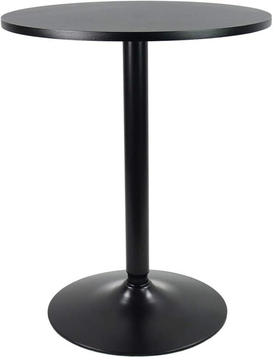 KKTONER Round Bar Table Bistro Side Bar – Black – Produktbeschreibung: