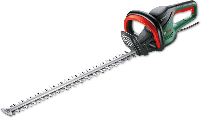 Bosch Heckenschere AdvancedHedgeCut 65 (500 Watt, Messerlänge: 65 cm, für große Hecken, Messerabstand: 34 mm, im Karton)
