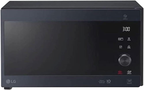 LG MS2595CIS Mikrowelle mit Smart Inverter Technologie, 25 Liter Kapazität, 1000 W, Automatikprogramme, einstellbare Leistungsstufen und EasyClean-Funktion, Silber 1