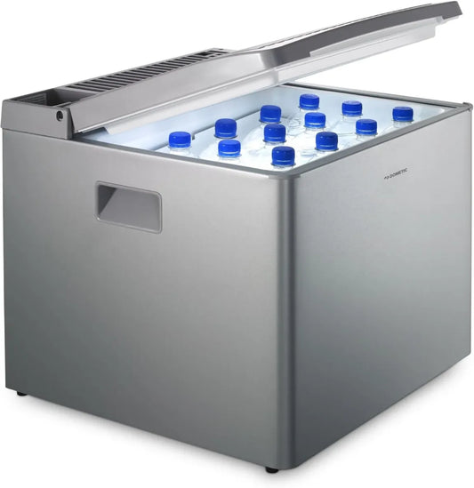 Dometic CombiCool RC 1200 EGP – silent, electrical absorber cooler with gas connection 50 mbar, 40 liters, 12 V and 230 V for car, truck and socket 1