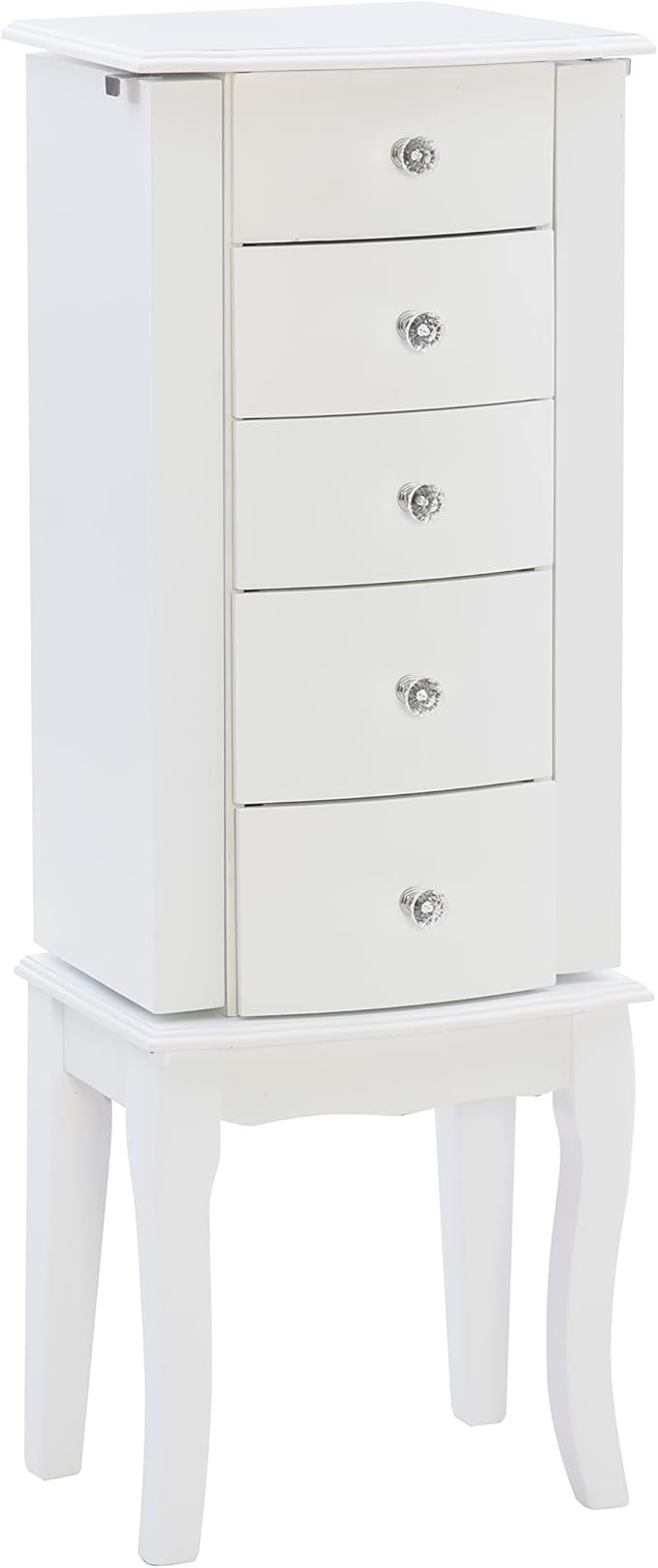 White Jewellery Cabinet – Produktbeschreibung: