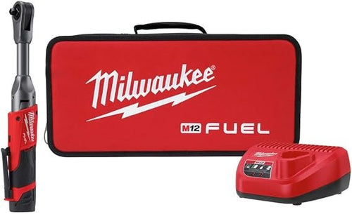 Milwaukee M12 FUEL™ 3/8″ Extended Reach Ratchet 1-Battery Kit – Produktbeschreibung: