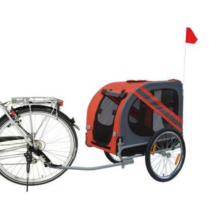 Karlie Fahrradanhänger »Doggy Liner Economy«, bis zu 40 kg (rot/grau) – B-Ware sehr gut(Default Title)