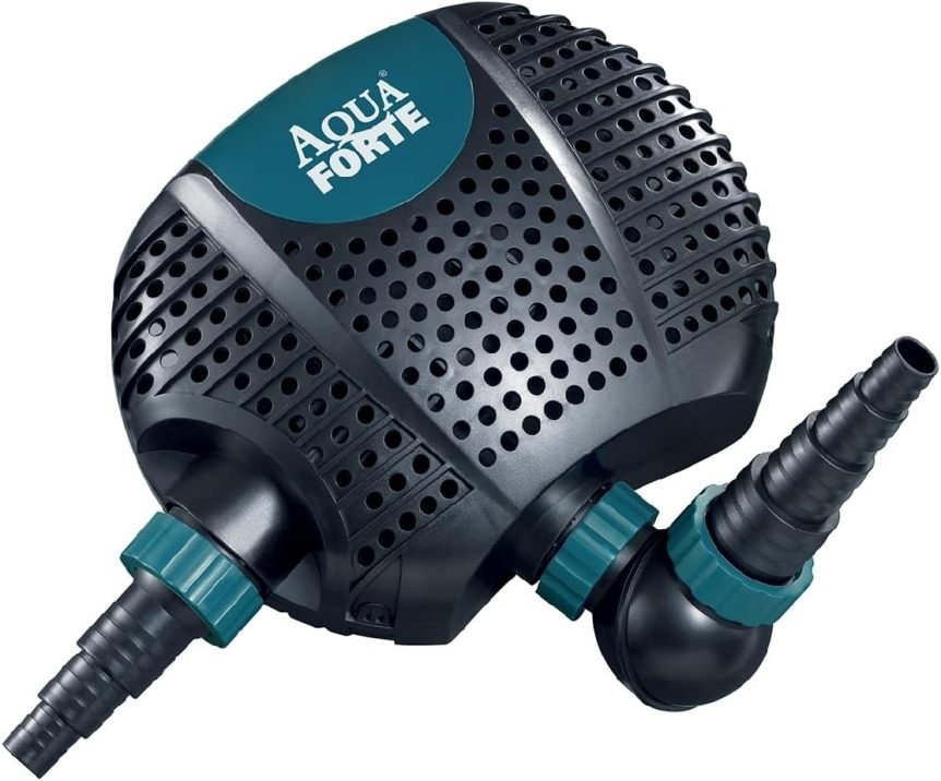 AquaForte O-20000 Plus Teichpumpe – Leistungsstarke Pumpe für Wasserläufe, Wasserfälle und Filtersysteme