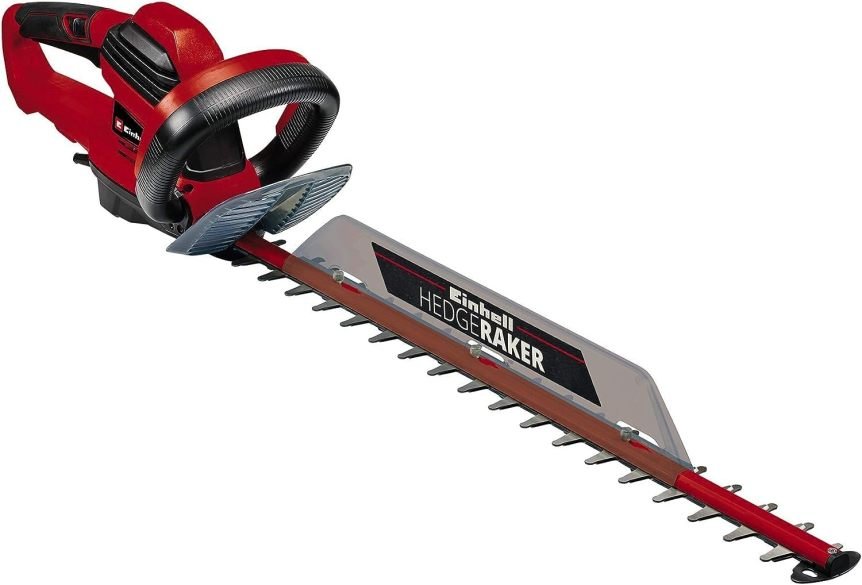 Einhell Elektro-Heckenschere GE-EH 7067 (700 W, Messer aus geschnittenem u. diamantgeschliffenem Stahl, Metallgetriebe, Stoschutz, inkl. Kcher) 1