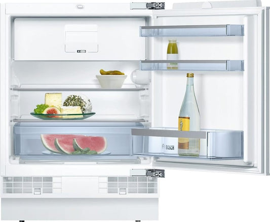 Bosch KUL15AFF0 Serie 6 Unterbau-Kühlschrank – 123 L, LED-Beleuchtung, MultiBox, Flachscharnier