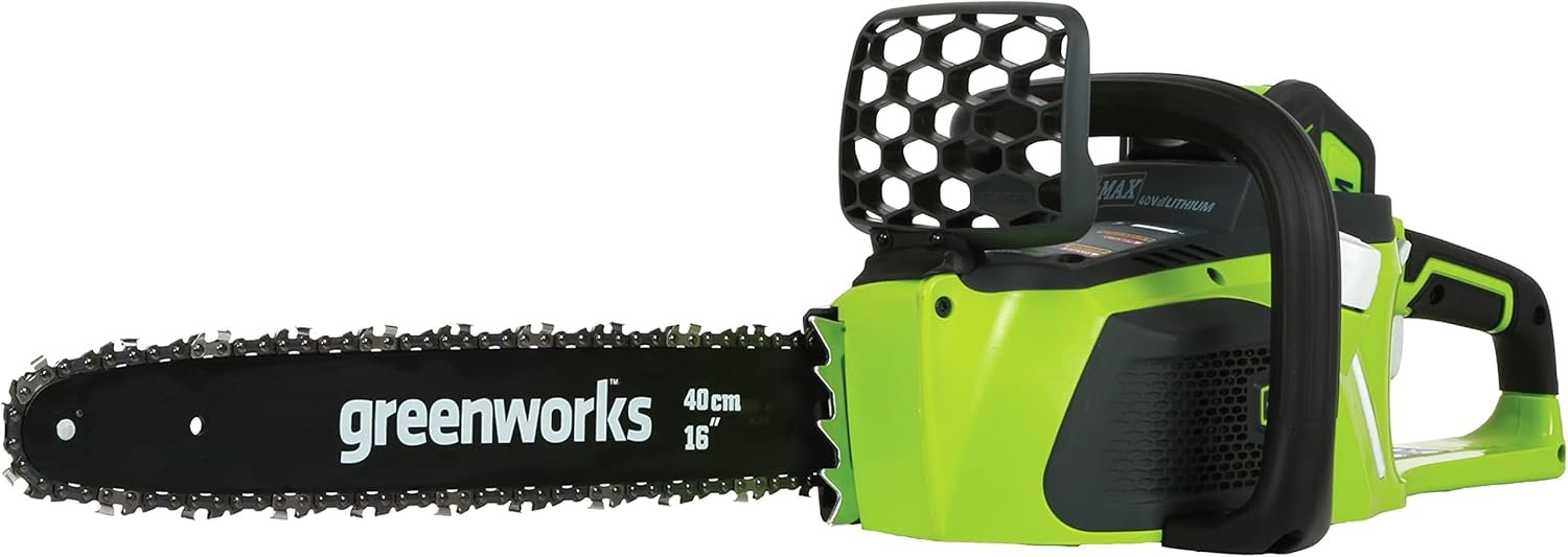 Greenworks 40V Akku-Kettensäge – Kabellose Elektrokettensäge für Garten-, Holz- und Baumpflegearbeiten