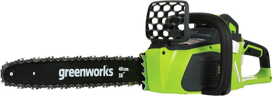 Greenworks 40V Akku-Kettensäge – Kabellose Elektrokettensäge für Garten-, Holz- und Baumpflegearbeiten