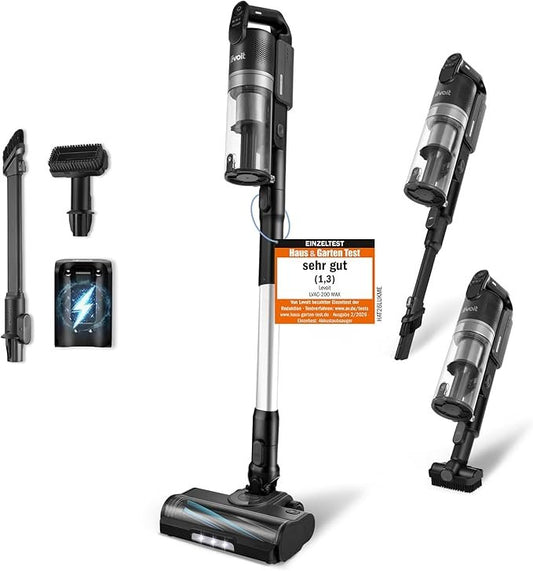 Levoit LVAC-200 MAX Akku-Staubsauger, Kabelloser Handstaubsauger mit HEPA-Filter, Anti-Tangle-System, Für Hartböden, Teppiche und Tierhaare