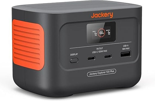 Jackery Mini Portable Electric Generator (Explorer 100Plus, 99Wh) – Produktbeschreibung: