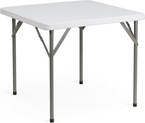 Flash Furniture 34″ Square Granite White Plastic Folding Table (87 x 87 x 75 cm) – Produktbeschreibung: