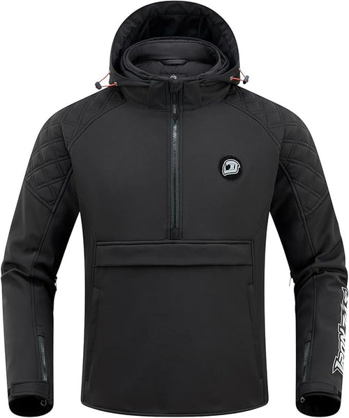 IRON JIA’S Motorradjacke Herren – CE-zertifizierte Allwetter Motorradjacke mit Protektoren, Wind- und Kälteschutz