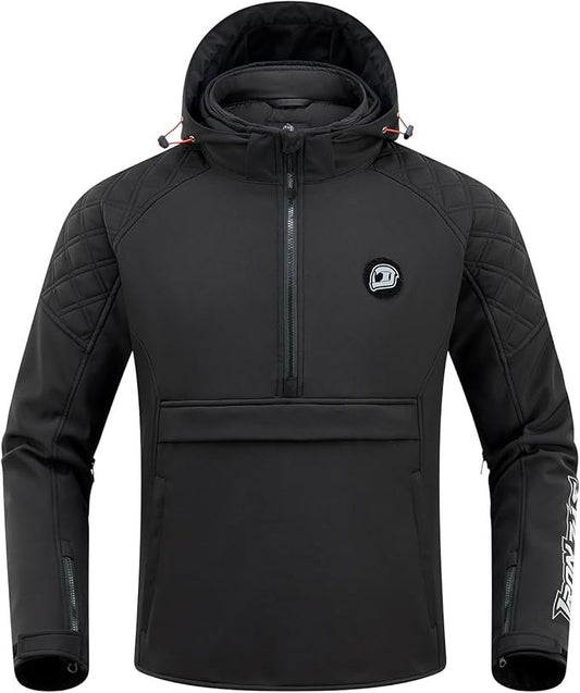 IRON JIA’S Motorradjacke Herren – CE-zertifizierte Allwetter Motorradjacke mit Protektoren, Wind- und Kälteschutz