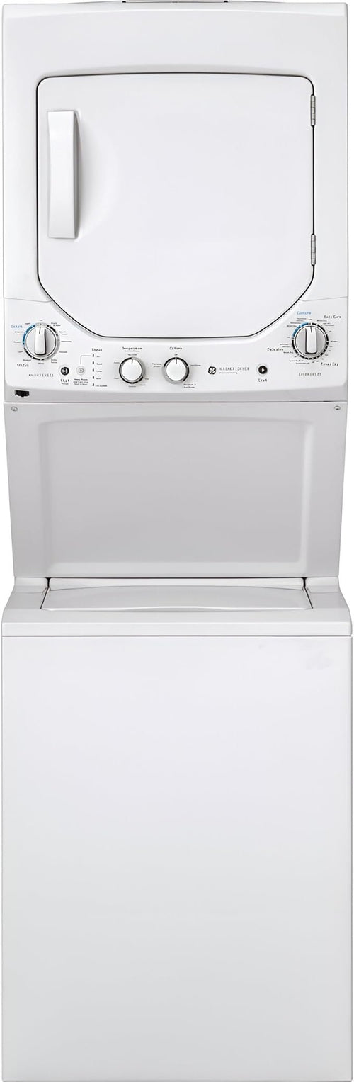 GE GUD24ESSMWW Unitized Spacemaker Laundry Center – Produktbeschreibung: