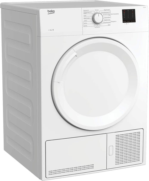Beko DC 7130 N b100 Kondenstrockner, 7 kg, Elektronische Feuchtemessung, Automatischer Knitterschutz, AquaWave-Schontrommel, 15 Programme, Express
