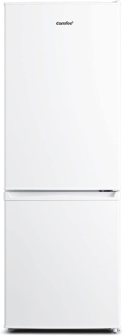 Comfee’ RCB169DK3 Kühlschrank mit Gefrierfach 150cm Höhe/Kühl-/Gefrierkombination/Low Frost/174L/leise Kühlgefrierkombi 38dB/Einstellbare Kühlschranktemperatur/LED-Licht/156 kWh/Jahr/Schwarz