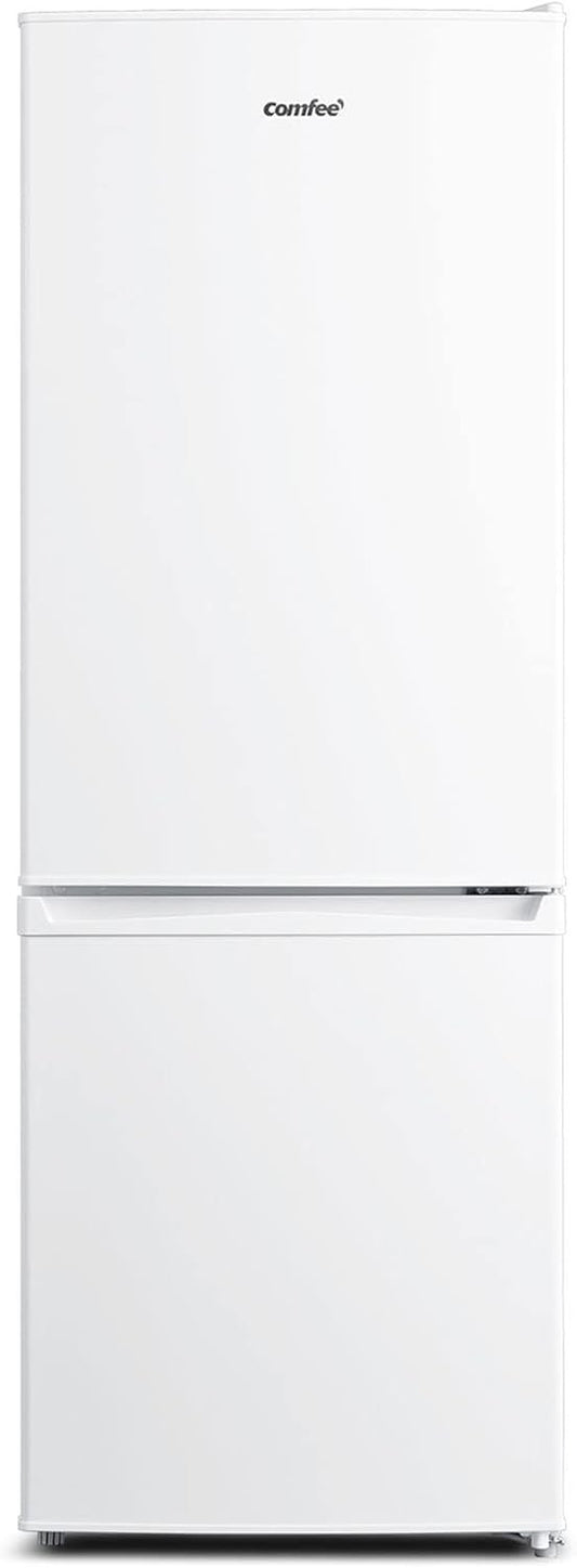 Comfee’ RCB169DK3 Kühlschrank mit Gefrierfach 150cm Höhe/Kühl-/Gefrierkombination/Low Frost/174L/leise Kühlgefrierkombi 38dB/Einstellbare Kühlschranktemperatur/LED-Licht/156 kWh/Jahr/Schwarz