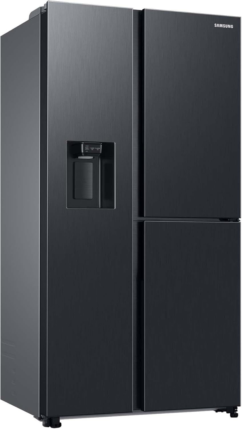 Samsung RS64DG53R3B1EF Side-by-Side-Kühlschrank mit Gefrierfach, 178 cm, 628 l, SmartThings AI Energy Mode, Eis- und Wasserspender, Slim Ice Maker,