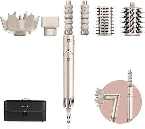 Shark Warmluft-Styler Multi-Styling-Gerät – Automatische Lockenaufsätze, Bürsten & Konzentrator, Hitzeschonendes Styling, Für alle Haartypen