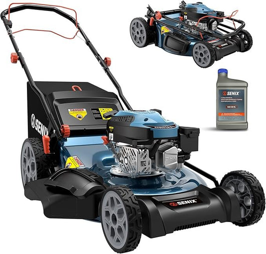 SENIX 22″ Self-Propelled Gas Lawn Mower – Produktbeschreibung: