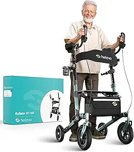 Helavo All Terrain Upright Walker mit Sitz – Produktbeschreibung:
