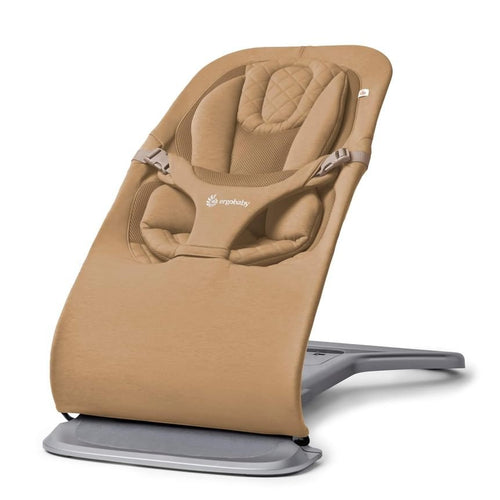 Ergobaby 3-in-1 Evolve Bouncer – Ergonomische Babywippe für Neugeborene bis Kleinkinder, Cream
