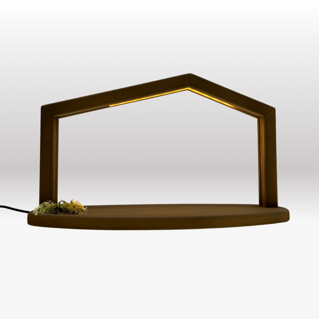 Adventskalender Nr. 2: von Akantus natur mit Stall "Akantus Design" brown